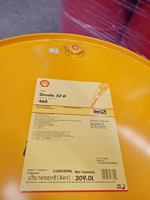 Shell Omala S2 G-460, Oli Gear Industri ISO VG 460
