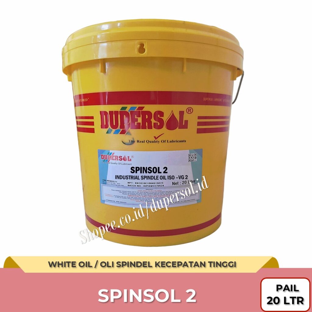 Dupersol Spinsol 32 — Oli Spindle ISO VG 32