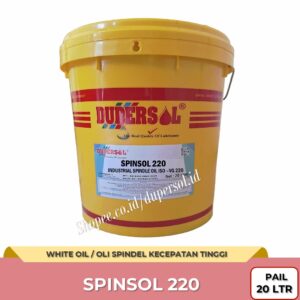 Dupersol Spinsol 220 — Oli Spindle ISO VG 220