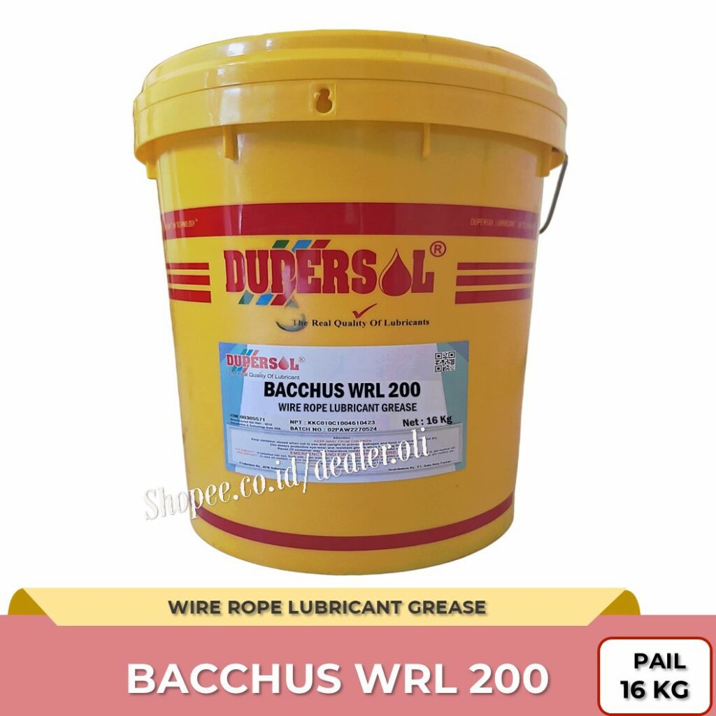 Dupersol Bacchus WRL 200 — Grease Pelumas Tali Baja